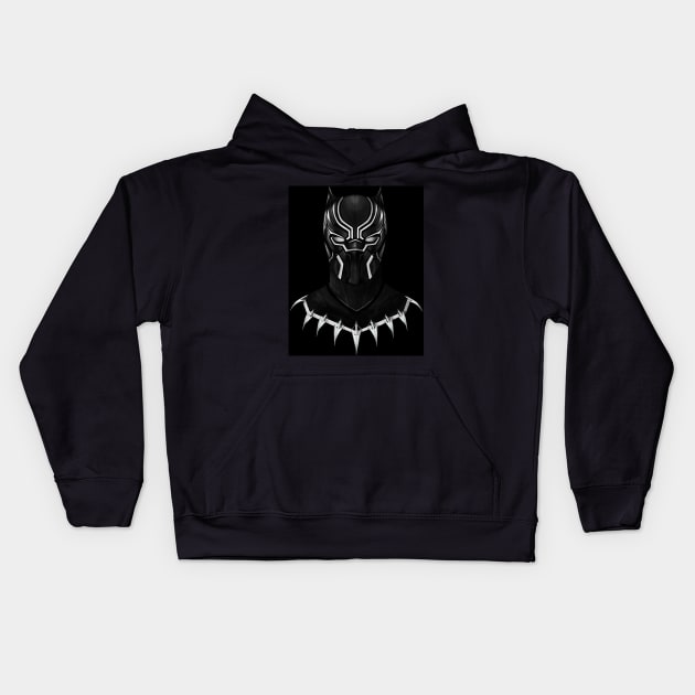 Black Panther Kids Hoodie by JesusFreak24